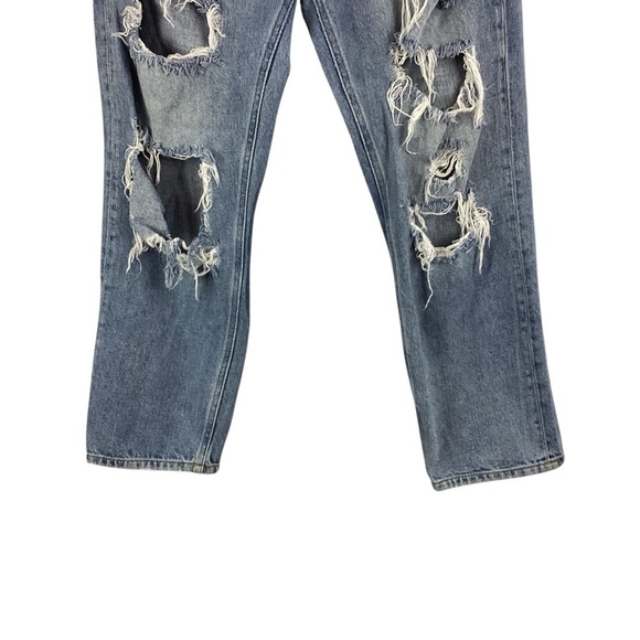 KanCan Nicola High Rise Boyfriend Jeans Light Wash Distressed Size 11/29 - Picture 3 of 6